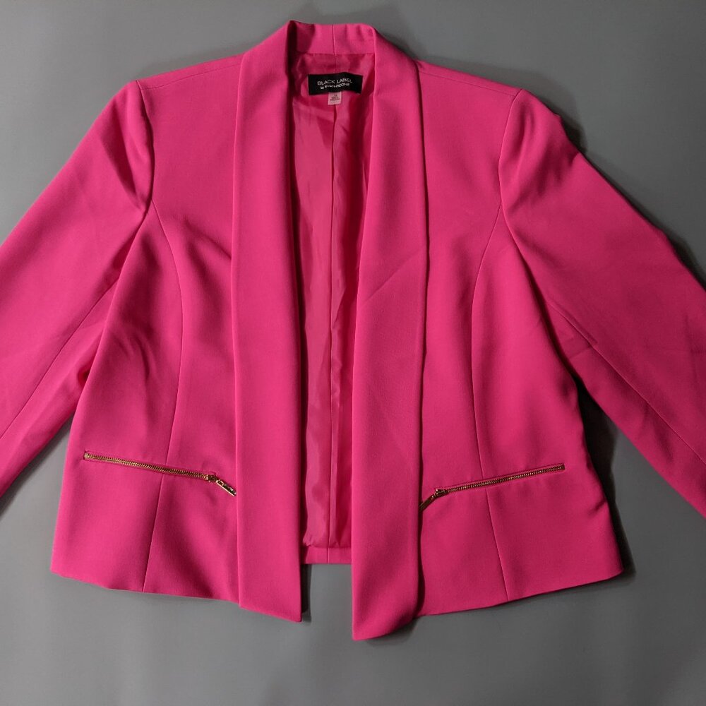 Black Label by EVAN-PICONE Hot Pink Blazer